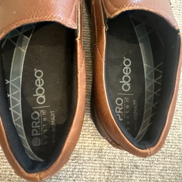ABEO MENS SIZE 13  PROSYSTEM SLIP RESISTANT BROWN LOAFERS main image 4